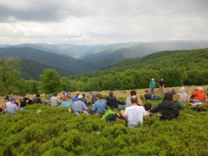 Excursion in the newly established UNESCO biosphere reserve “Lower Prut” during the 2019 seminar in Moldova, © N. Motspan